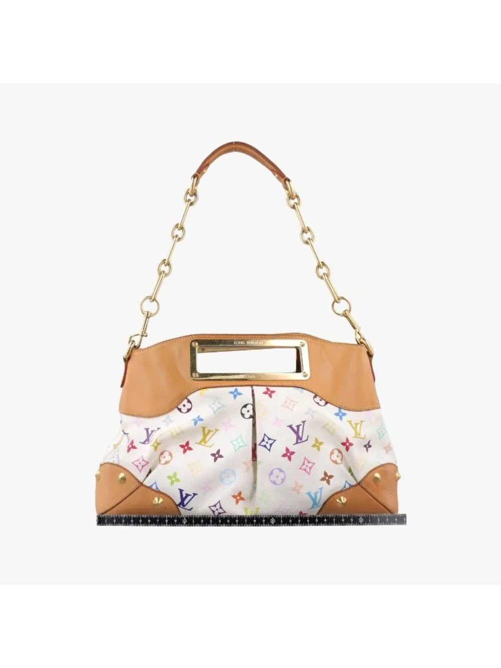 Louis Vuitton Judy MM Blanc Monogram Multicolor Shoulder Bag